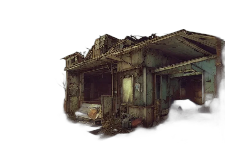 building, weapon, furniture, robot transparent PNG cut-out