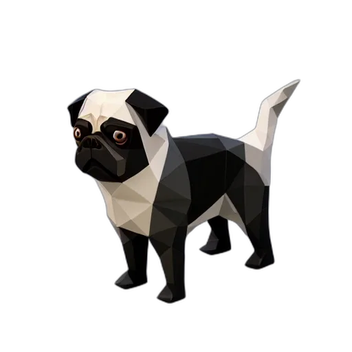 animal, creature, staff, 3d render transparent PNG cut-out