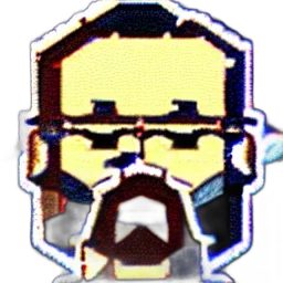 staff, face, robot, creature transparent PNG cut-out