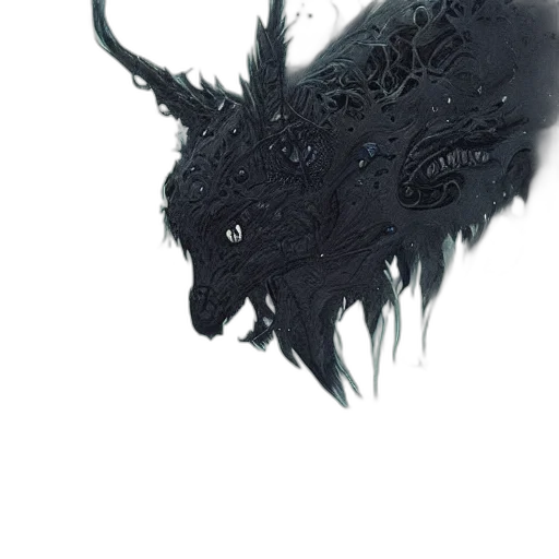 dragon, mask, creature, animal transparent PNG cut-out