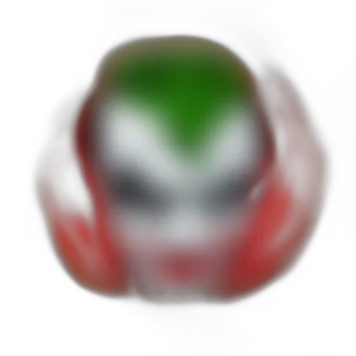 robot, mask, face, weapon, pixel art, 3d render, concept art, photorealistic transparent PNG cut-out