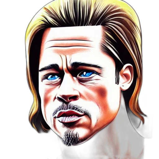face, cartoon, photorealistic, comic book art transparent PNG cut-out