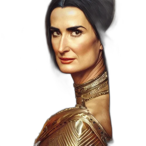 face, jewelry, crown, staff transparent PNG cut-out