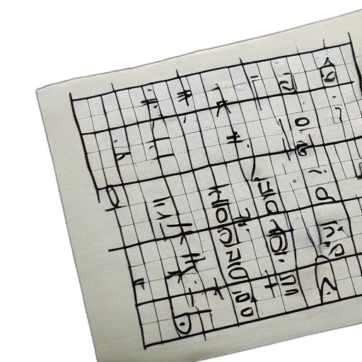 math, operations, piece, paper transparent PNG cut-out