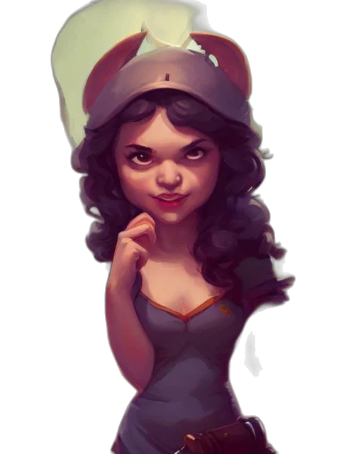 hat, face, crown, fantasy art transparent PNG cut-out