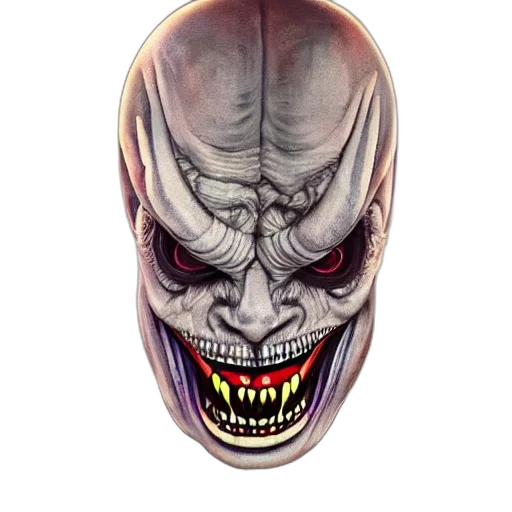 face, mask, photorealistic, concept art transparent PNG cut-out