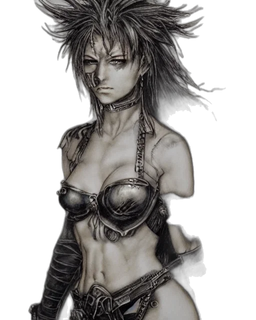 fantasy art, concept art, cyberpunk, comic book art transparent PNG cut-out
