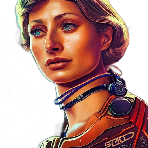 face, staff, jewelry, robot transparent PNG cut-out