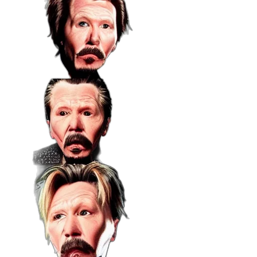 face, mask, hair, concept art transparent PNG cut-out