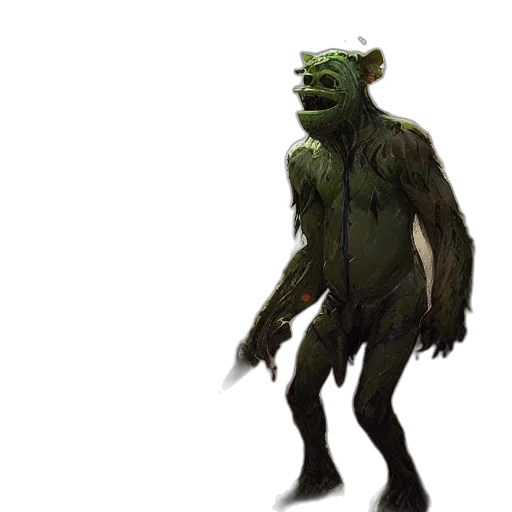 creature, animal, mask, staff transparent PNG cut-out