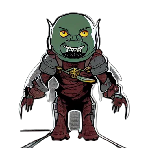 mask, creature, staff, concept art transparent PNG cut-out