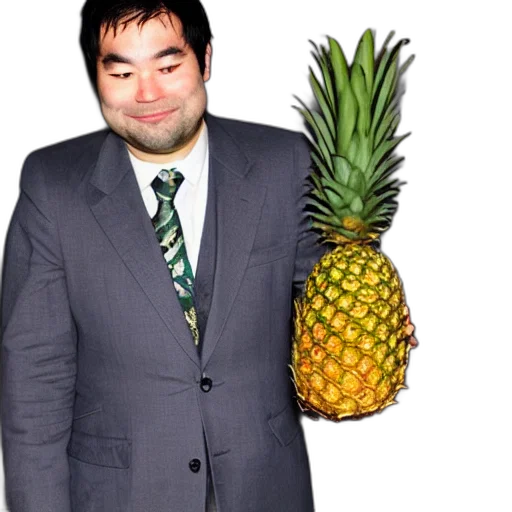 jacket, creature, animal, staff, photorealistic, hikaru, nakamura, pineapple transparent PNG cut-out