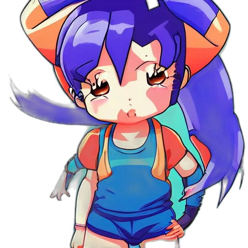 staff, anime, pixel art, cartoon transparent PNG cut-out