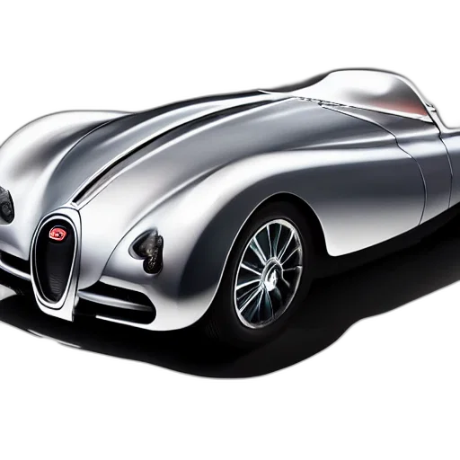 car, photorealistic, 3d render, concept art, bugatti, type, atlantic, concept transparent PNG cut-out