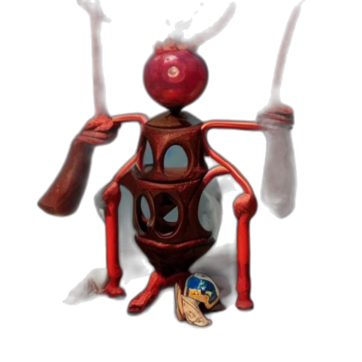 robot, staff, creature, animal transparent PNG cut-out