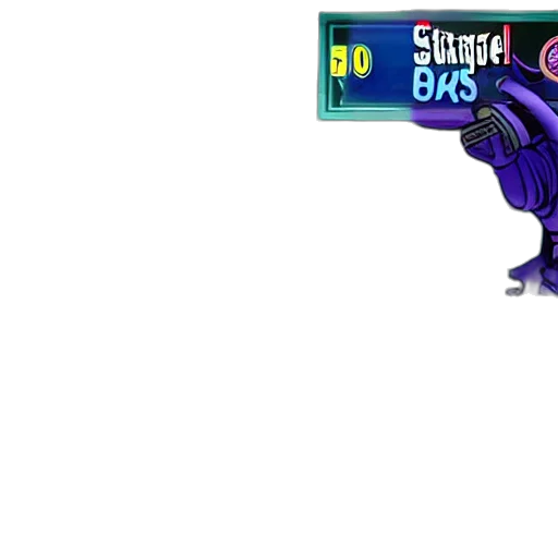 weapon, robot, sword, staff, pixel art, vaporwave, 3d render, concept art transparent PNG cut-out
