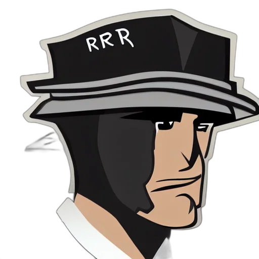 hat, staff, crown, robot transparent PNG cut-out