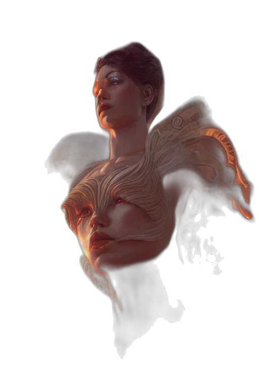 dragon, dress, face, fantasy art, concept art, photorealistic, comic book art, fire transparent PNG cut-out