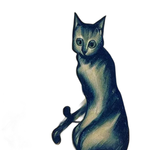 animal, staff, creature, dress, watercolor, concept art, photorealistic, oil painting transparent PNG cut-out