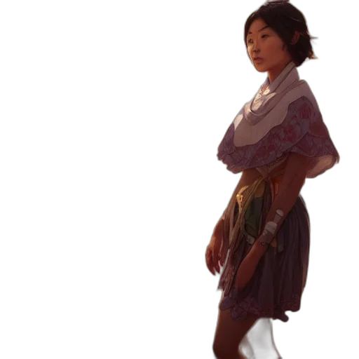 dress, staff, sword, weapon transparent PNG cut-out