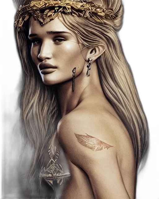 jewelry, crown, hair, face, fantasy art, photorealistic, concept art, comic book art transparent PNG cut-out
