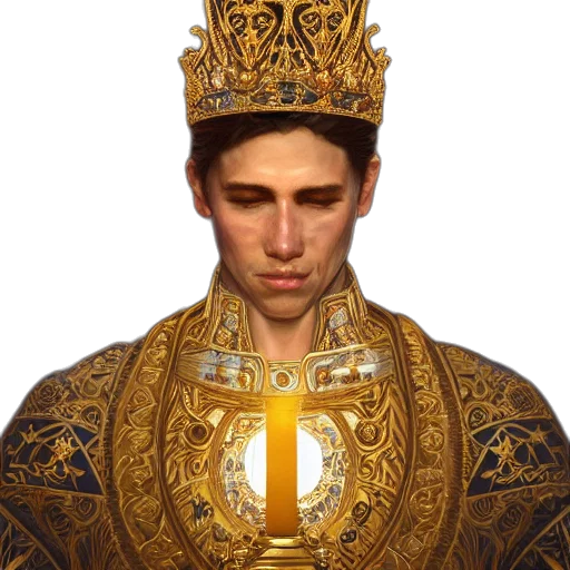 crown, face, photorealistic, concept art transparent PNG cut-out