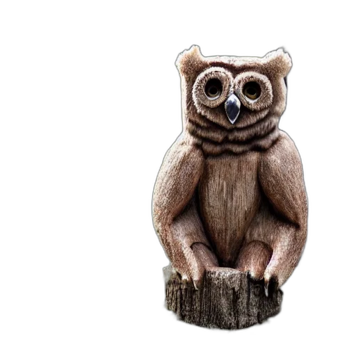 animal, creature, face, 3d render transparent PNG cut-out