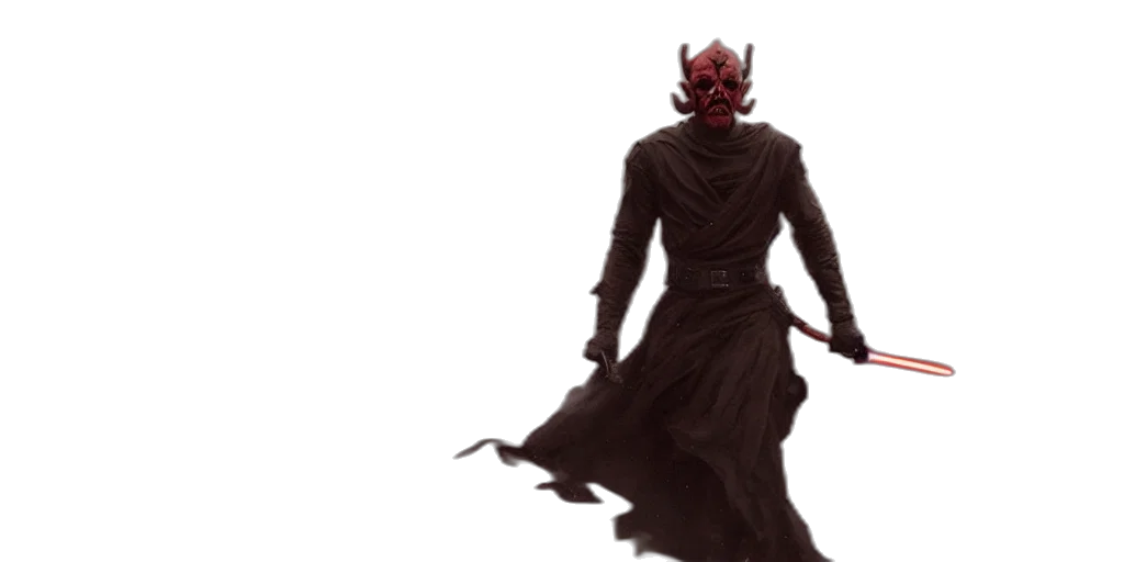 mask, staff, concept art, red transparent PNG cut-out