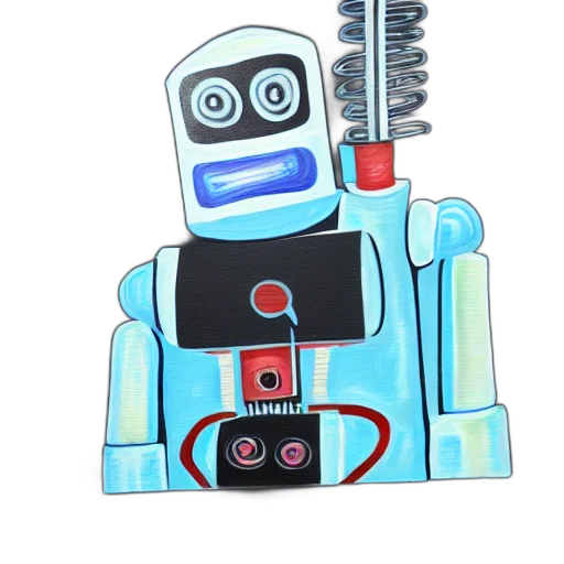 robot, staff, weapon, concept art transparent PNG cut-out