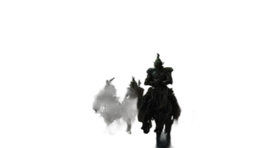 mask, dragon, staff, sword transparent PNG cut-out