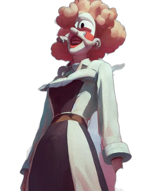 staff, jacket, face, crown transparent PNG cut-out