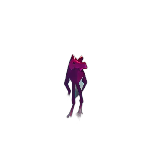 creature, animal, mask, robot, concept art, pixel art, 3d render, anime transparent PNG cut-out
