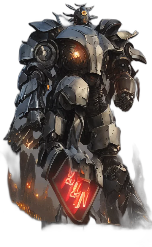 robot, weapon, sword, concept art transparent PNG cut-out