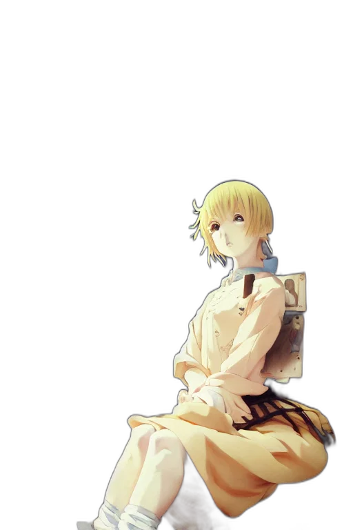 dress, flower, staff, crown transparent PNG cut-out