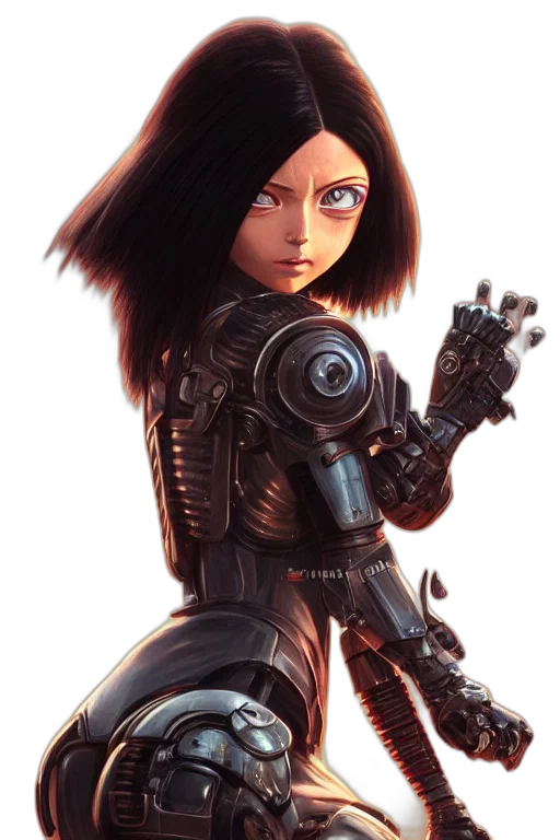 robot, weapon, concept art, comic book art transparent PNG cut-out