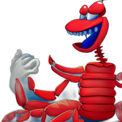 animal, creature, robot, food, 3d render, concept art, photorealistic, cartoon transparent PNG cut-out