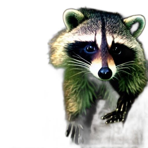 animal, creature, staff, face, photorealistic, concept art, 3d render, watercolor transparent PNG cut-out