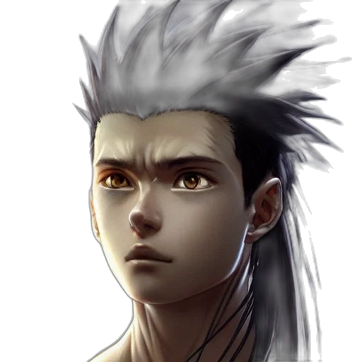 face, staff, hair, dragon, fantasy art, photorealistic, concept art, anime transparent PNG cut-out
