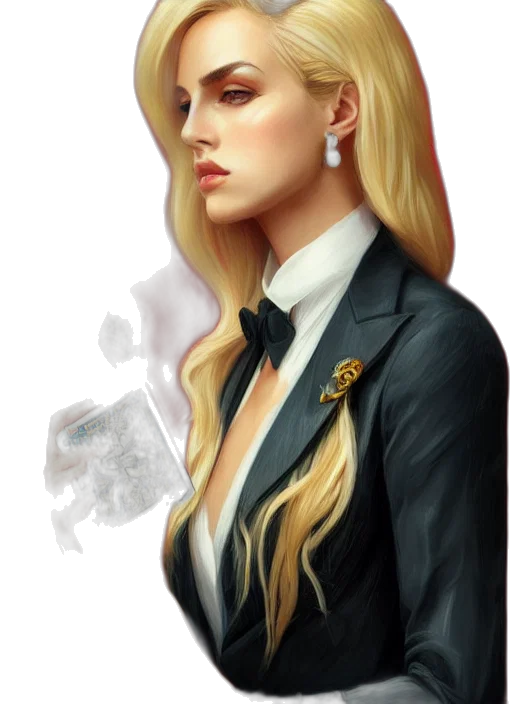 staff, jacket, face, photorealistic transparent PNG cut-out
