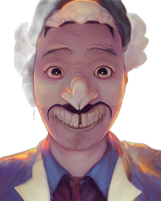face, mask, staff, concept art transparent PNG cut-out