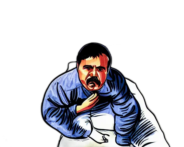 face, staff, comic book art, concept art transparent PNG cut-out