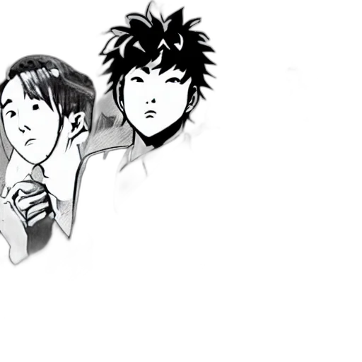 comic book art, concept art, anime, cartoon, outer space, monochrome, legend, korea transparent PNG cut-out