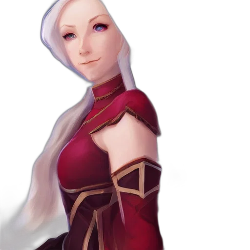 face, staff, dragon, dress transparent PNG cut-out