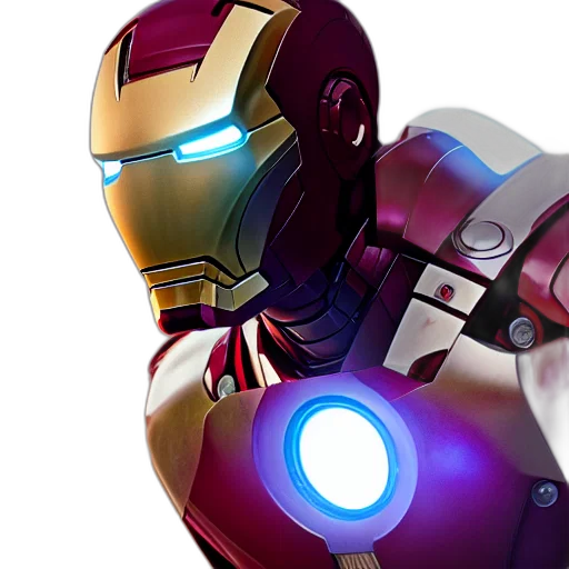 robot, 3d render, concept art, comic book art transparent PNG cut-out