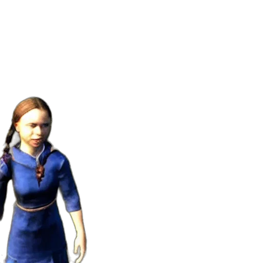 dress, staff, 3d render, concept art transparent PNG cut-out