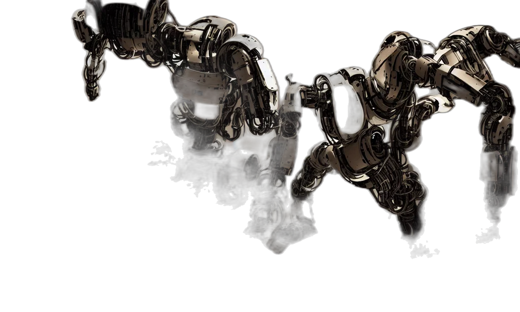 robot, jewelry, concept art, 3d render, fantasy art, cyberpunk, studio, portrait transparent PNG cut-out