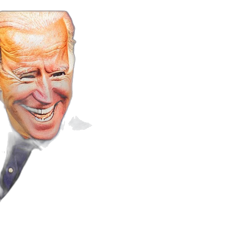 mask, face, weapon, creature, 3d render, joe, biden, huggy transparent PNG cut-out