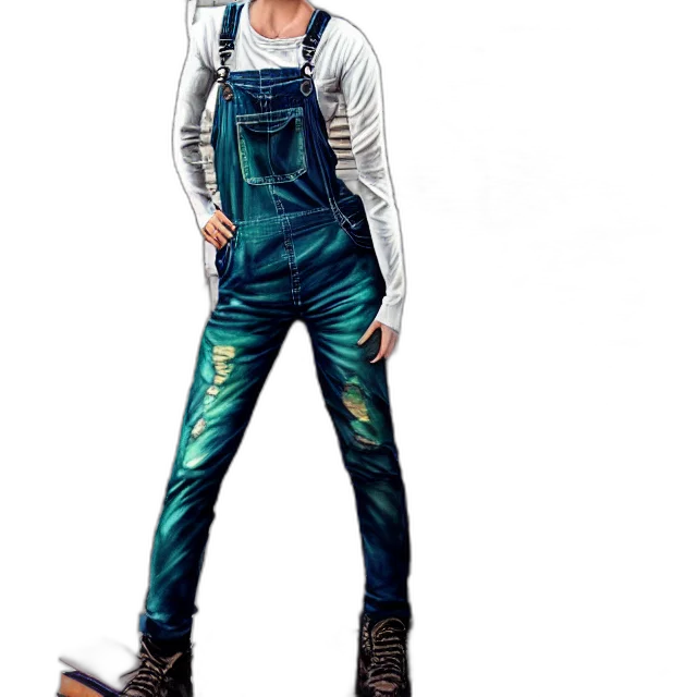 jacket, concept art, photorealistic, cartoon, watercolor, full, body, pose transparent PNG cut-out