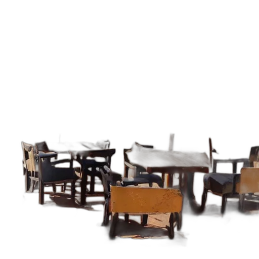 furniture, 3d render, photorealistic, concept art transparent PNG cut-out
