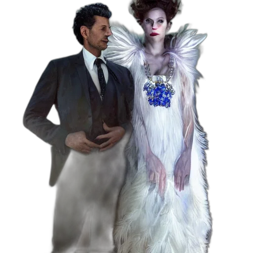 dress, concept art, fantasy art, hyperrealistic transparent PNG cut-out
